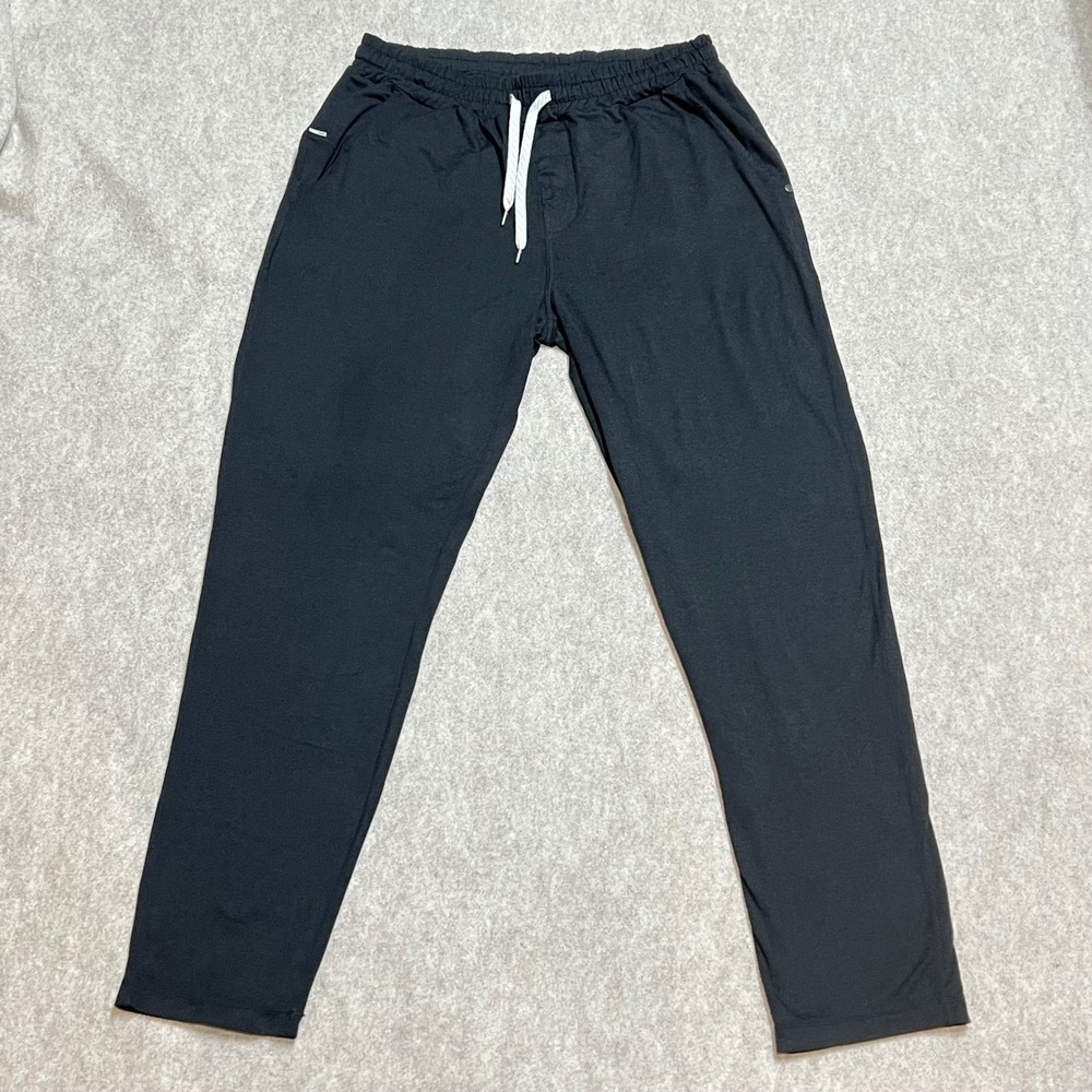 Vuori Ponto Performance Pant Mens XL Black DreamKnit Jogger Recycled XLARGE EUC